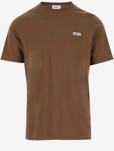 AUTRY COTTON T-SHIRT WITH LOGO