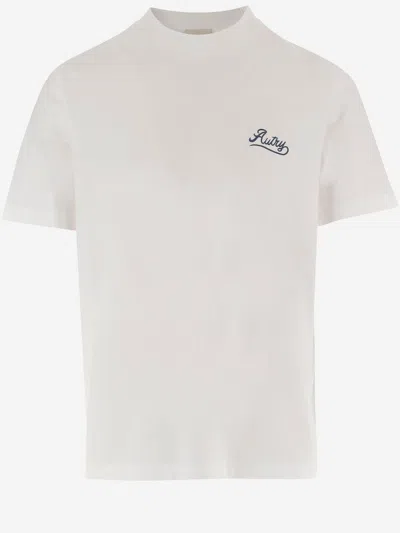 Autry Cotton T Shirt With Logo In White
