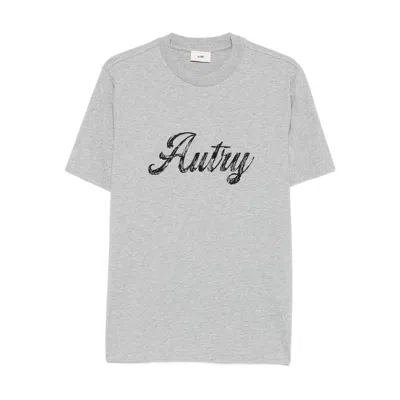 Autry Cotton T Shirts In Gray