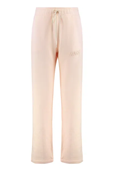 Autry Cotton Track Joggers In Pink