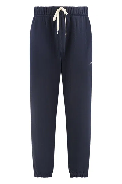 Autry Cotton Track-pants In Blue