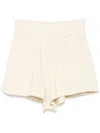 Autry Jersey Shorts With Elastic Waistband And Side Pockets In 中性色