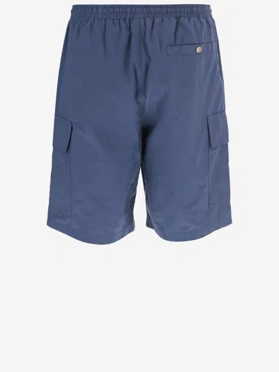 Autry Cotton-blend Cargo Cargo Shorts In Blue