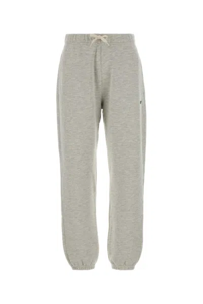 Autry Cotton-blend Joggers For Women In Gray