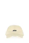 Autry Cream Cotton Baseball Cap In Neutral