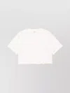 Autry Crew Neck Cropped Cotton T-shirt