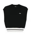 Autry Crew-neck Vest In Black