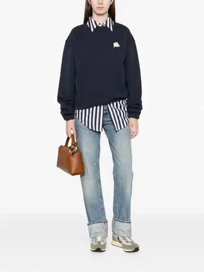 Autry Crew-neck Sweatshirt In Blue