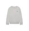 Autry Crew Neck Sweatshirt In Soft Gray Cotton In White
