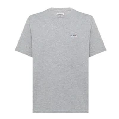 Autry Crew Neck Tee Melange In Grey