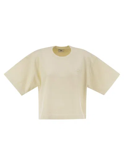 AUTRY CREWNECK CROPPED T-SHIRT