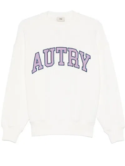 Autry Crewneck Sweatshirt In White