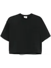 Autry Cropped T-shirt In Black