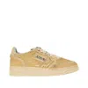 Autry Medalist Low - Suede Trainers With Rhinestones In Neutral