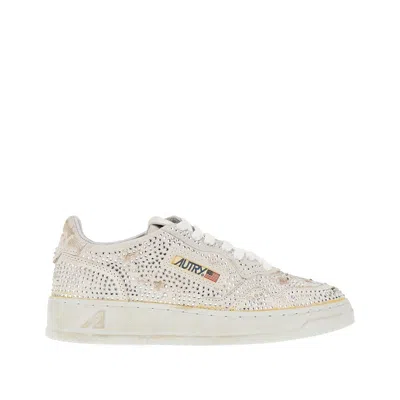 AUTRY 'CRYSTAL' MEDALIST LOW SNEAKERS