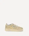 Autry Crystal Medalist Sneakers In Gold