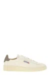 Autry Dallas Leather Sneakers In Neutral