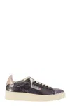 Autry "dallas Low Sparkling" Sneaker In Black