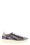 Autry Dallas Low Sparkling Sneakers In Purple