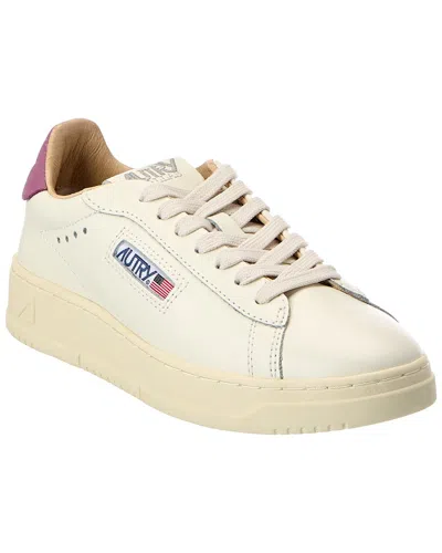 Autry Dallas Leather Sneaker In Neutral