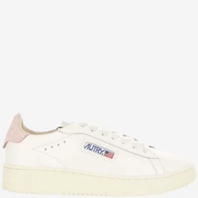 Autry Dallas Leather Sneakers In White