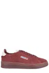 Autry Red Dallas Low Women Sneakers In Burgundy
