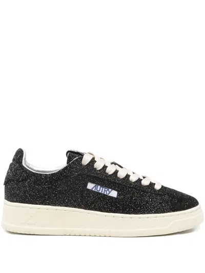 Autry Dallas Low Glittered Sneakers