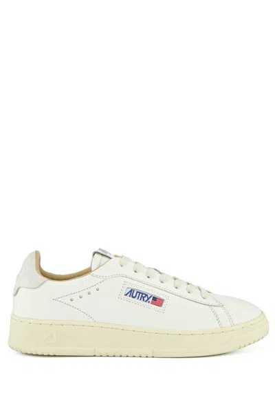 Autry Dallas Low Leat Marsh Msh Msh Sneakers In White