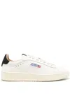 Autry Medalist White Low Top Sneakers With Contrasting Heel Tab In Leather Woman In Multi