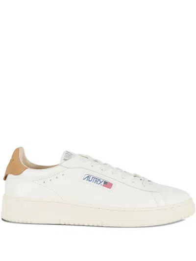 AUTRY DALLAS LOW LEATHER-SUEDE SNEAKERS