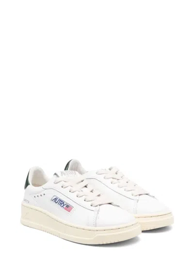 Autry Kids' Dallas Water Resistant Sneaker In White/ Powder