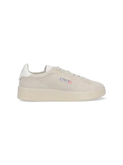 Autry Dallas" Low Sneakers - Beige In Multi
