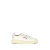 Autry Low-top Sneakers With Smooth Leather Upper And Perforated Detailing In White