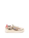 Autry Low-top Sequin Lace-up Shoes In Multi