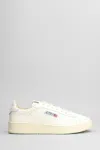 Autry Low-top Sneakers With Smooth Leather Upper And Perforated Detailing In White