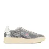 Autry Sequined Low Top Sneakers With Fabric Upper In Multi