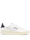 Autry Dallas Low-cut Lace-up Sneakers In White