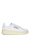 AUTRY DALLAS LOW WHITE LEATHER SNEAKERS FOR KIDS