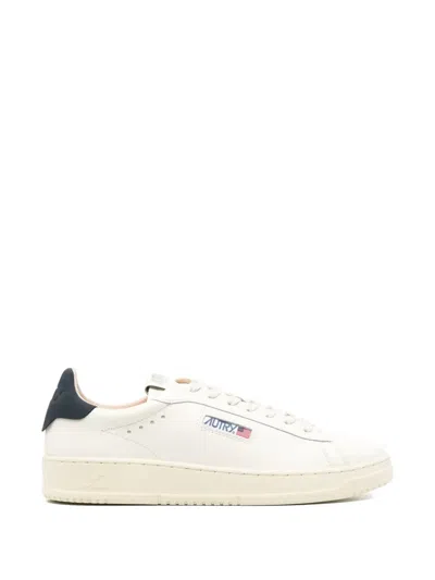 Autry Low-top Minimalist Sneakers With Smooth Leather Upper In White
