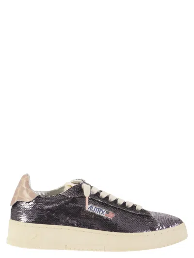 Autry Dallas - Sequinned Trainers In Purple