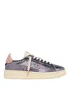 Autry "dallas Low Sparkling" Sneaker In Gray