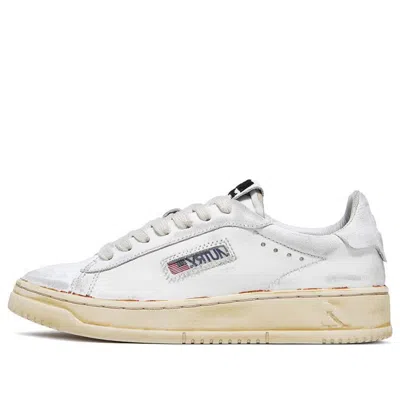 Autry Dallas Super Vintage Low Leather Sneakers 'white'