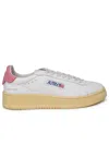 AUTRY AUTRY 'DALLAS' WHITE LEATHER SNEAKERS