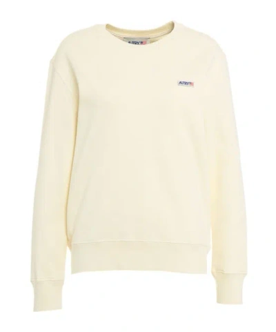 AUTRY AUTRY LOGO LABEL JERSEY SWEATSHIRT