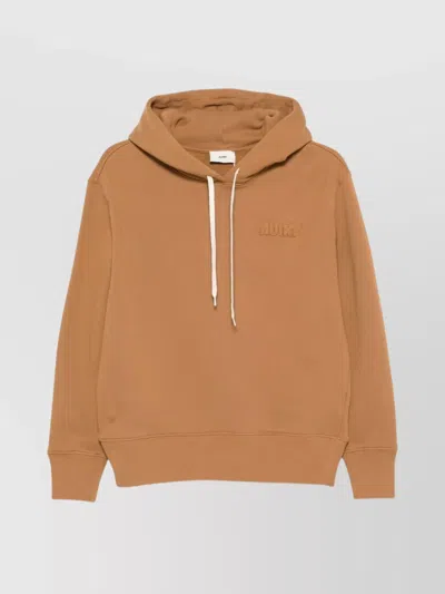 AUTRY DRAWSTRING HOODED KNITWEAR WITH RIBBED CUFFS