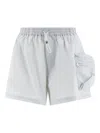 Autry Drawstring Pocket Shorts In Blue