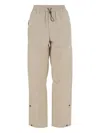 Autry Nylon Jogging Pants With Drawstring In Neutral
