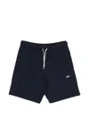 Autry Logo Drawstring Shorts In Black