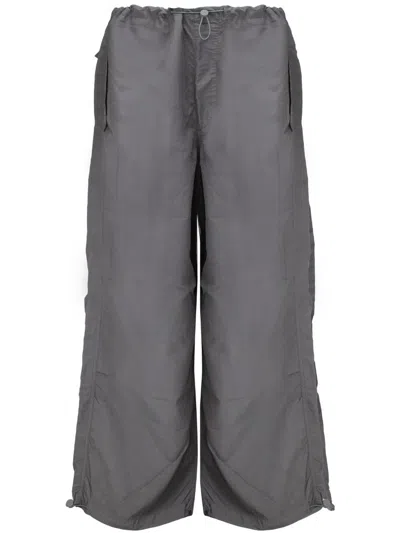 Autry Drawstring Track Pants In Grey