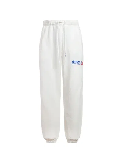 Autry Drawstring Track Pants In White